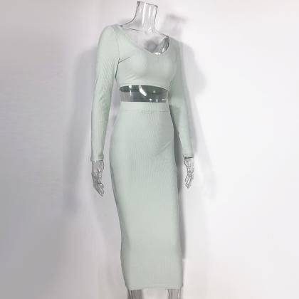 2020 New Fall Mint Green Two Pieces..