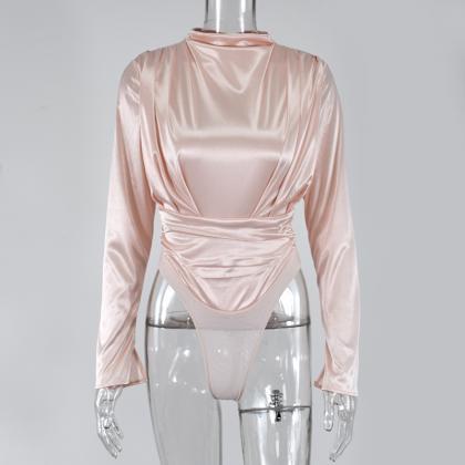 New 2020 Solid Pink/Black Bodysuits..