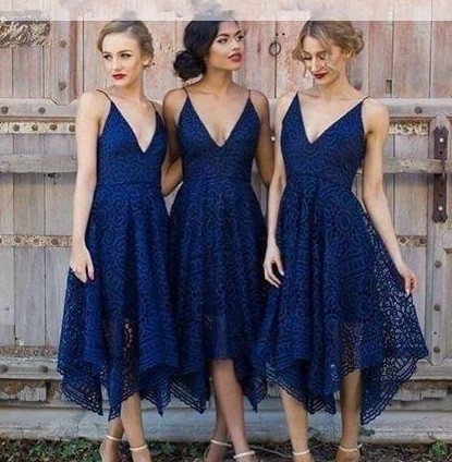 maid of honor royal blue dress