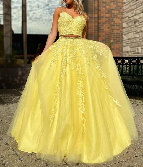 Yellow prom store dresses 2020