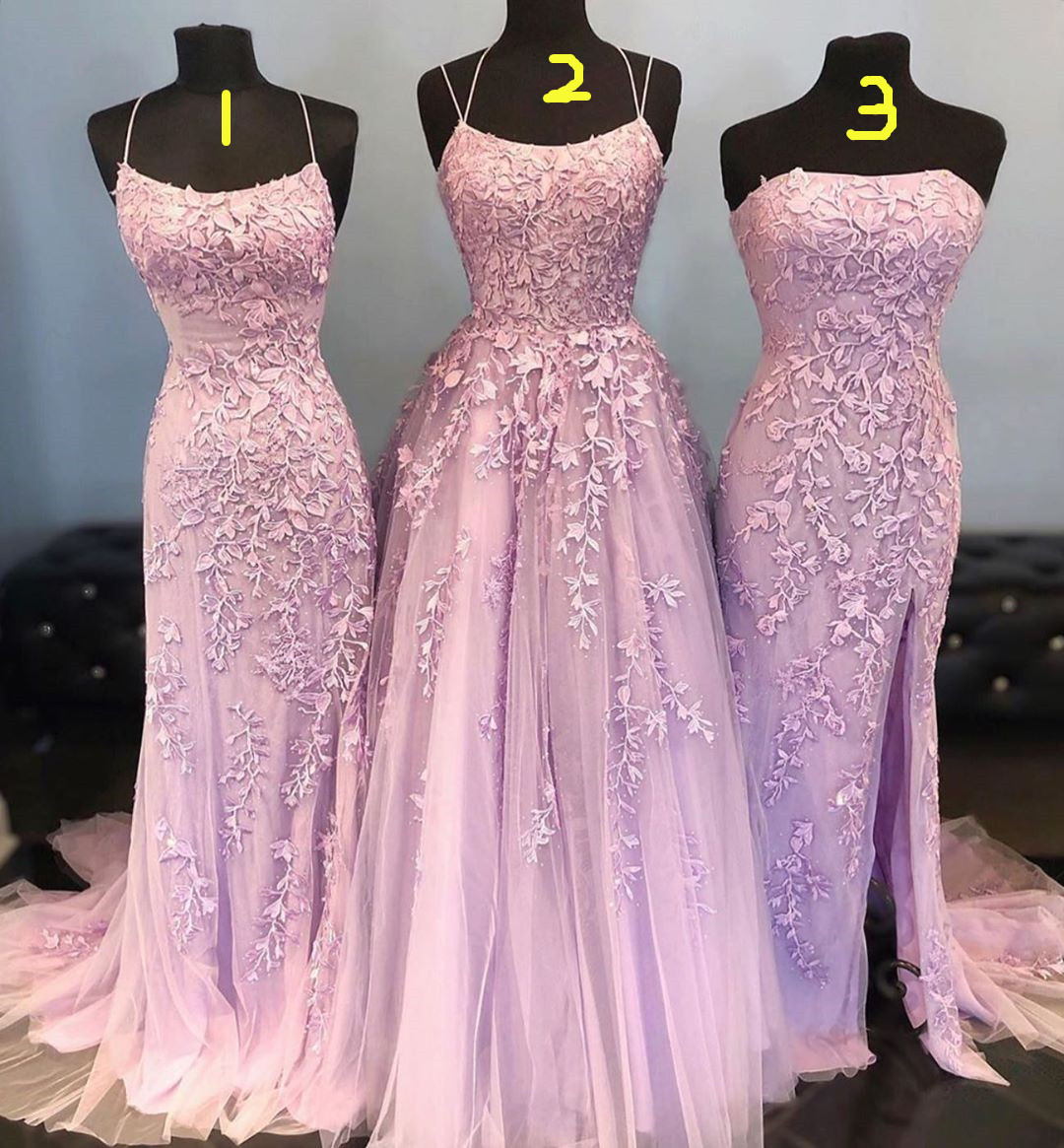 lilac formal dresses