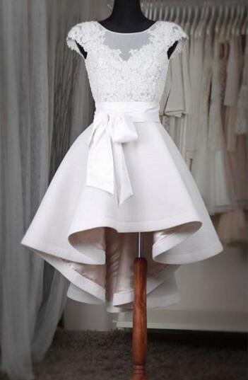 long back white dress