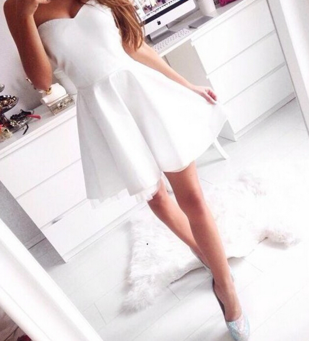 little white party dress