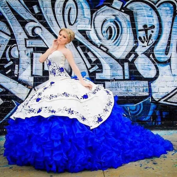 royal blue dress for 15