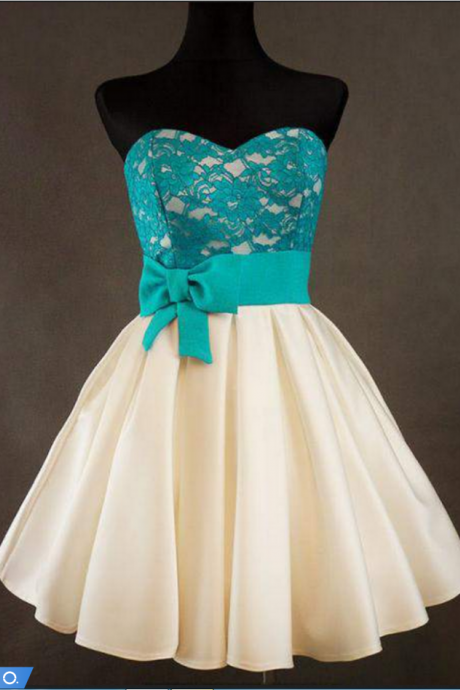 Mini Short Aqua Lace Homecoming Dress for Junior Party Girl Short Prom Dresses